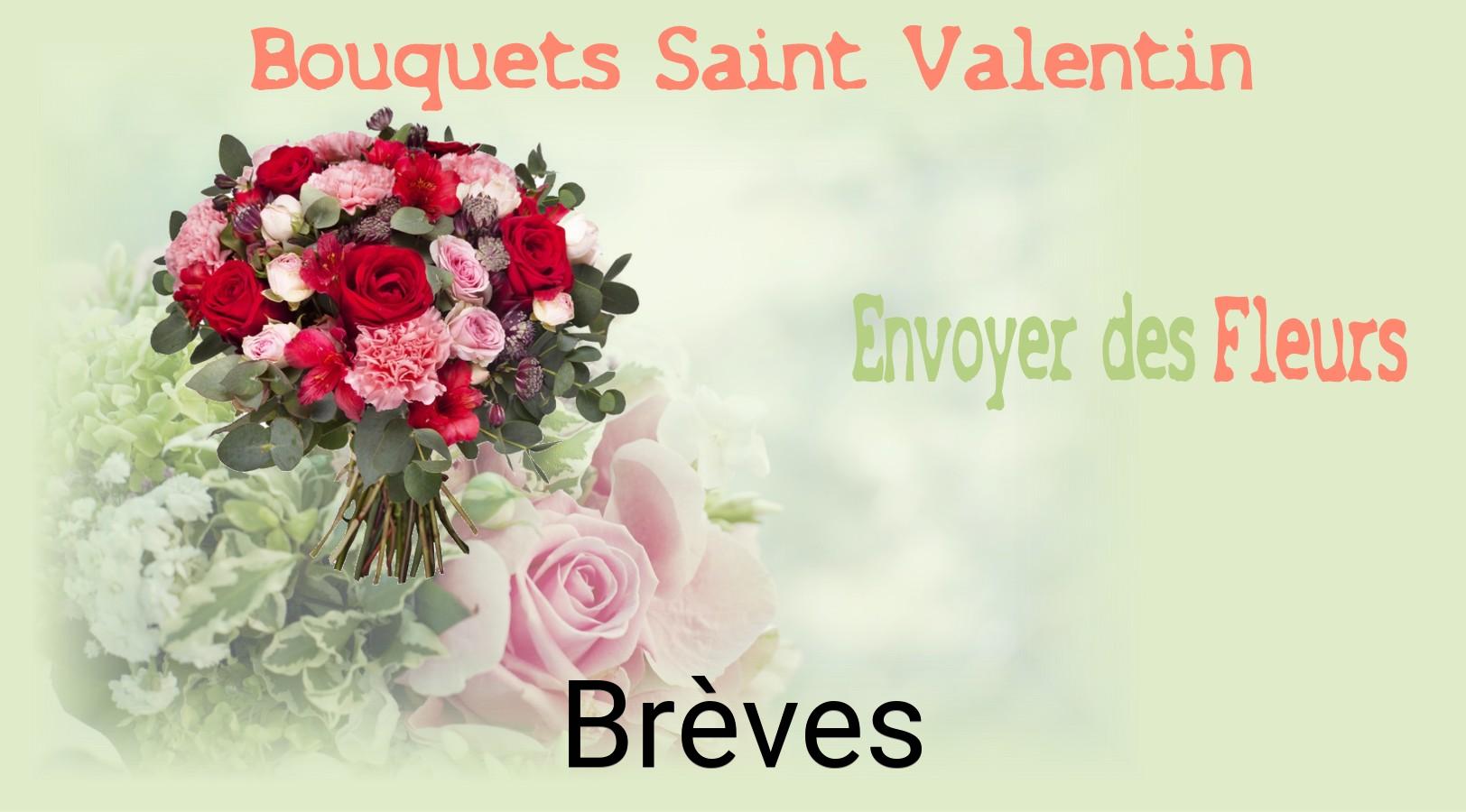 Roses de Saint-Valentin livrées à Brèves